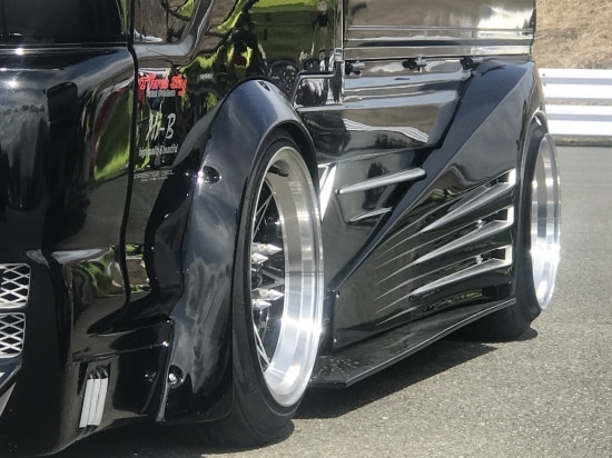 ハイゼット200系後期ブリスターフェンダーキット用フロントワークスフェンダー