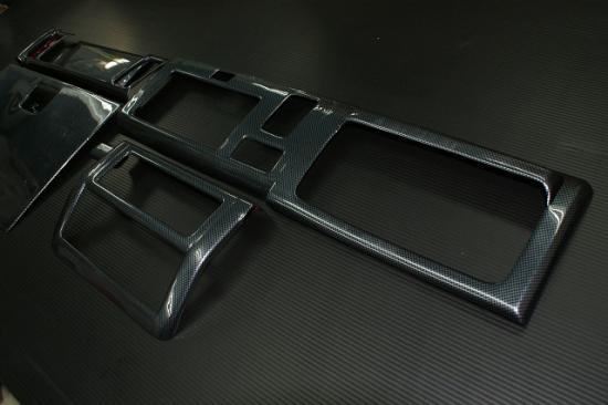 ハイゼットT500系インテリアカーボン調パネル6P