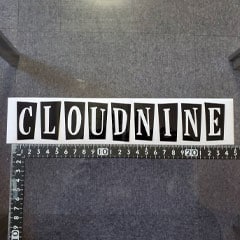 オリジナルステッカー<br>(CLOUD NINE黒)