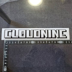 オリジナルステッカー<br>(CLOUD NINE白)