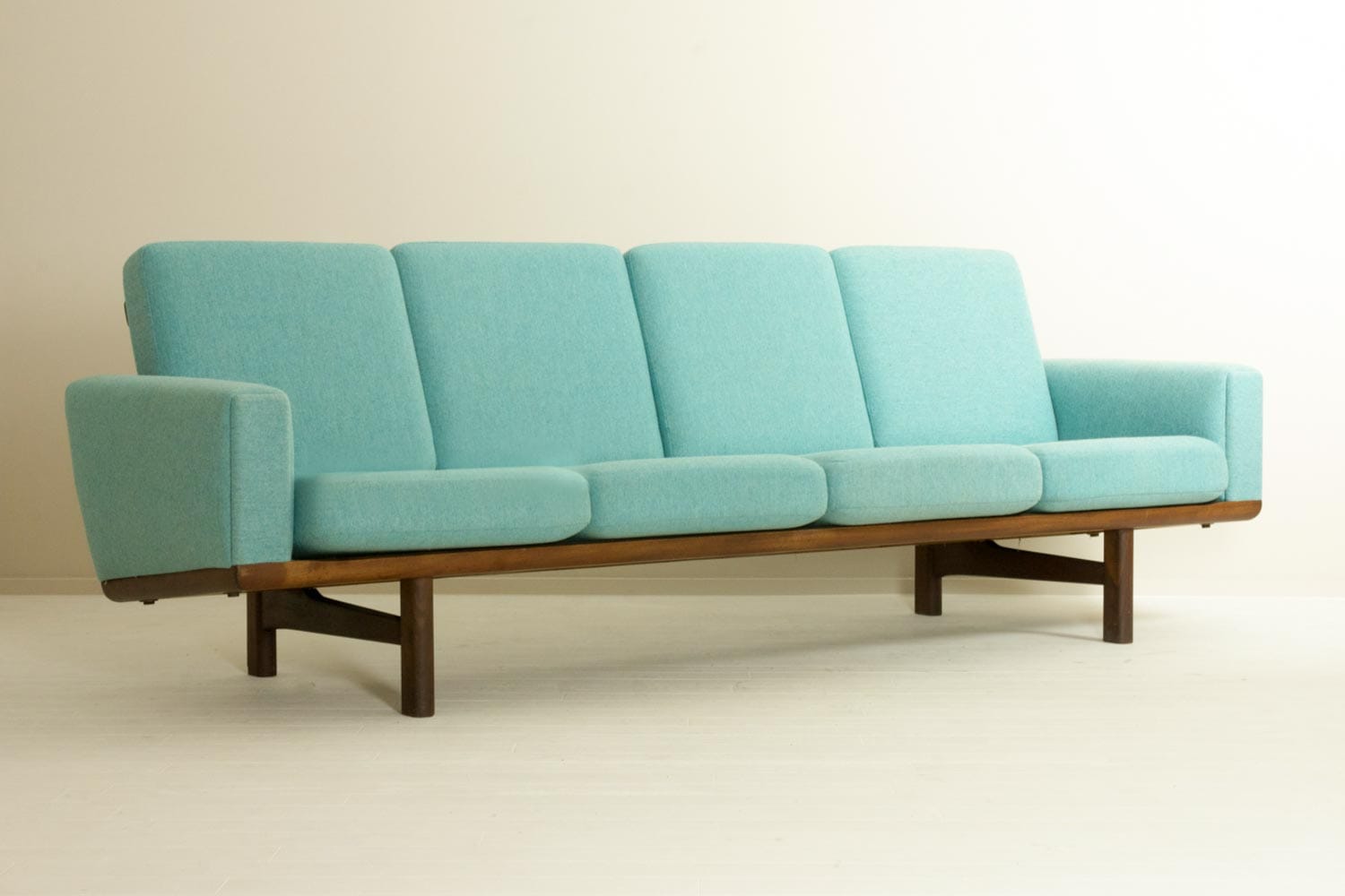北欧ヴィンテージソファ　オーク　右アーム GE235 Sofa Hans J Wegner チーク 北欧家具 通販 CLOVERSKY/クローバー