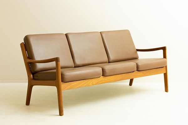 #169 3 Seater Sofa by Ole Wansher (Leather)