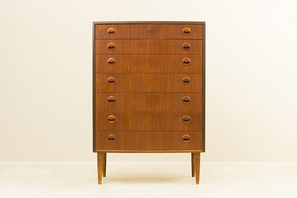 7�ʥ������� �������� ��Danish Vintage Teak 7-Drawer Chest with Key �̲�������ơ���