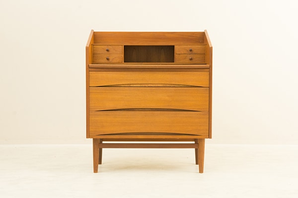 饤ƥ󥰥ӥ塼 1960ǯ ǥޡ  Danish Vintage Teak Writing Bureau with Drawers̲ơǼϤ꡿Ф֥롼