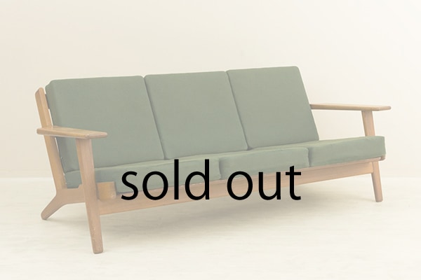 GE290 3 Seater Teak Sofa  by Hans J Wegner