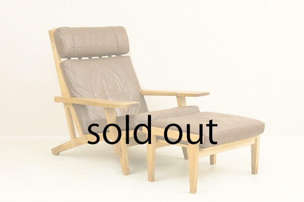 ウェグナー　GE375 オーク材　北欧家具　北欧ビンテージ Hans J.Wegnerハンス・J・ウェグナー/1シーターソファ