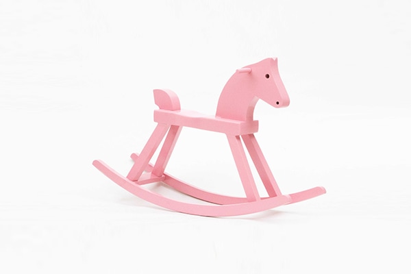 Kay Bojesen カイボイスン　ロッキングホース　北欧 Kay Bojesen ロッキングホース ピンク 北欧ビンテージ家具CLOVERKY