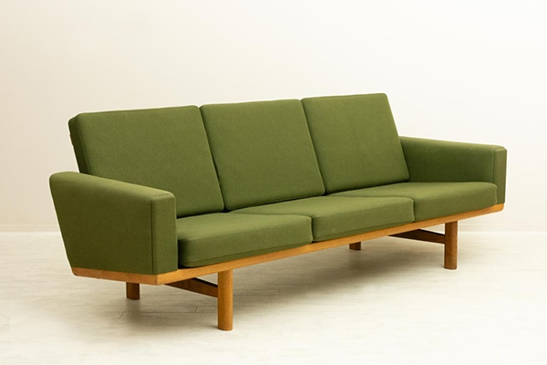 ハンスウェグナー　1シータソファ Hans J.Wegner GE236 sofa oak GETAMA Danish Art Weaving