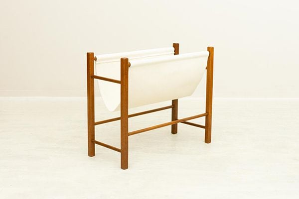 ǥޡ ߥХ ޥåTeak & Canvas Magazine Rack from Denmark̲ơĥؤѤߡ