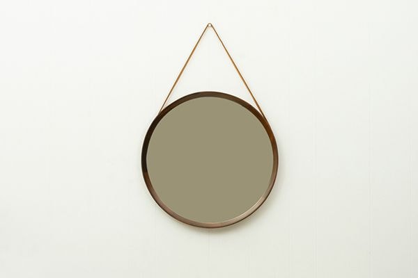 ���������åɥե졼�� �ݷ�������ơ����ߥ顼��Round Vintage Mirror with Rosewood Frame���̲�������ɳݤ����֤������ѡ�