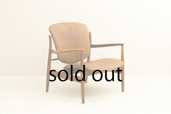 フィン ユール FD136 イージーチェア チーク レザー 北欧ビンテージ