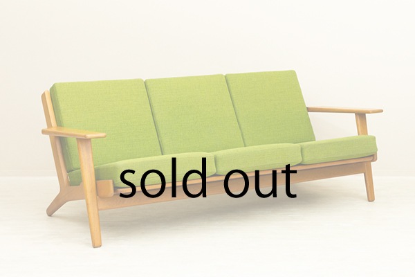 ハンスウェグナー GE290 3人掛けソファ チーク 北欧ビンテージCLOVERSKY