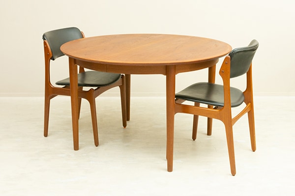 北欧　ヴィンテージ　テーブル ジャパンヴィンテージ エクステンションダイニングテーブル チーク材