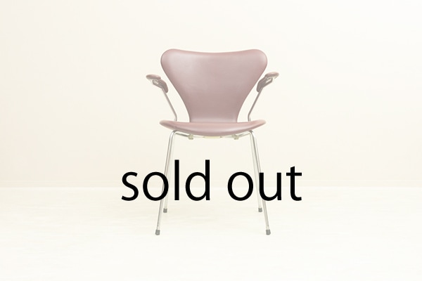 ����͡��䥳�֥��� ���֥�������ʥ����ࡦ�쥶�����͡�1976ǯ���ˡ�Seven Chair by Arne Jacobsen with Arms & Leather��Fritz Hansen & Danish Control�����