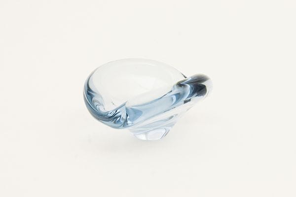 ヴィンテージ ガラス アクセサリートレイ ブルー ビンテージ レトロ 小物入れ ヴィンテージ ガラス アクセサリートレイ ブルー ビンテージ