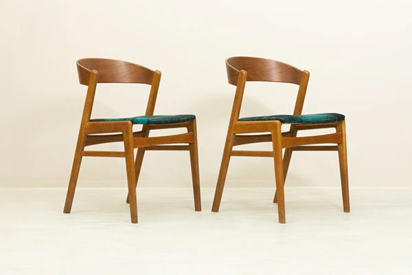 ��2�ӥ��åȡ�Teak Dining Chair���̲�������ơ����ȶ� �������� �����˥󥰥�����