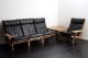 GE375 Sofa set by Hans J Wegner