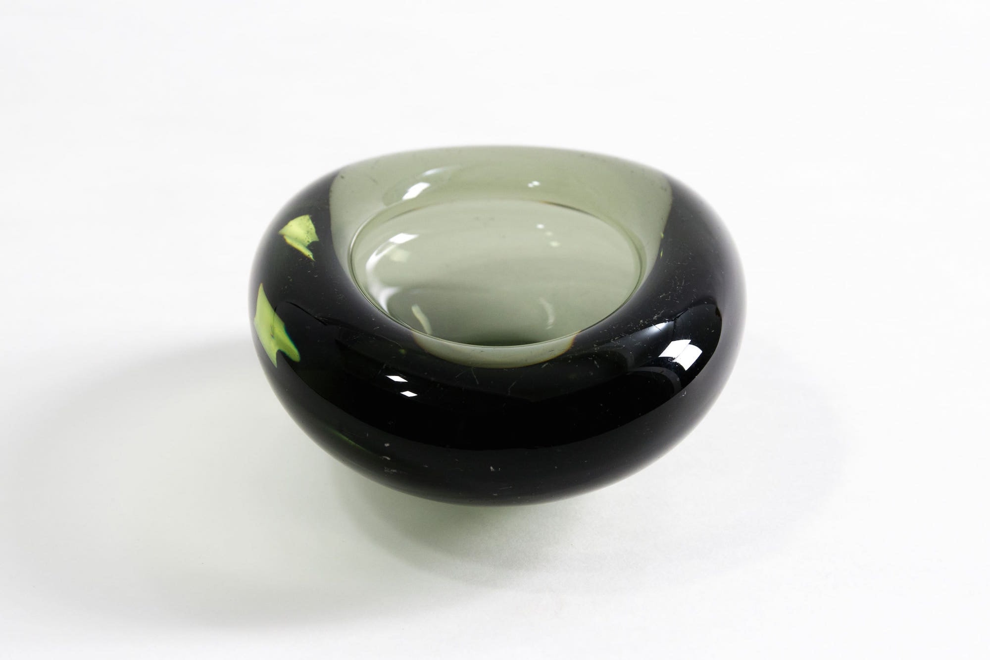 Holmegaard Smoke Art Glass Ashtray