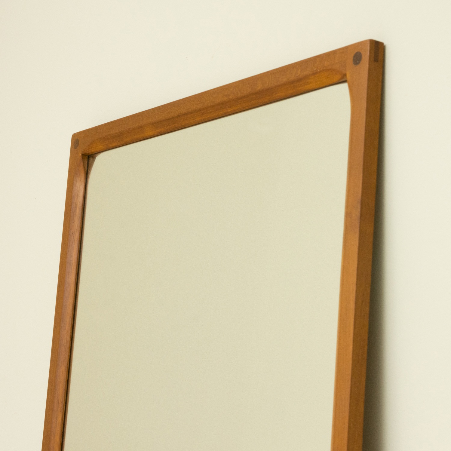 #166 Teak Mirror by Aksel Kjersgaard