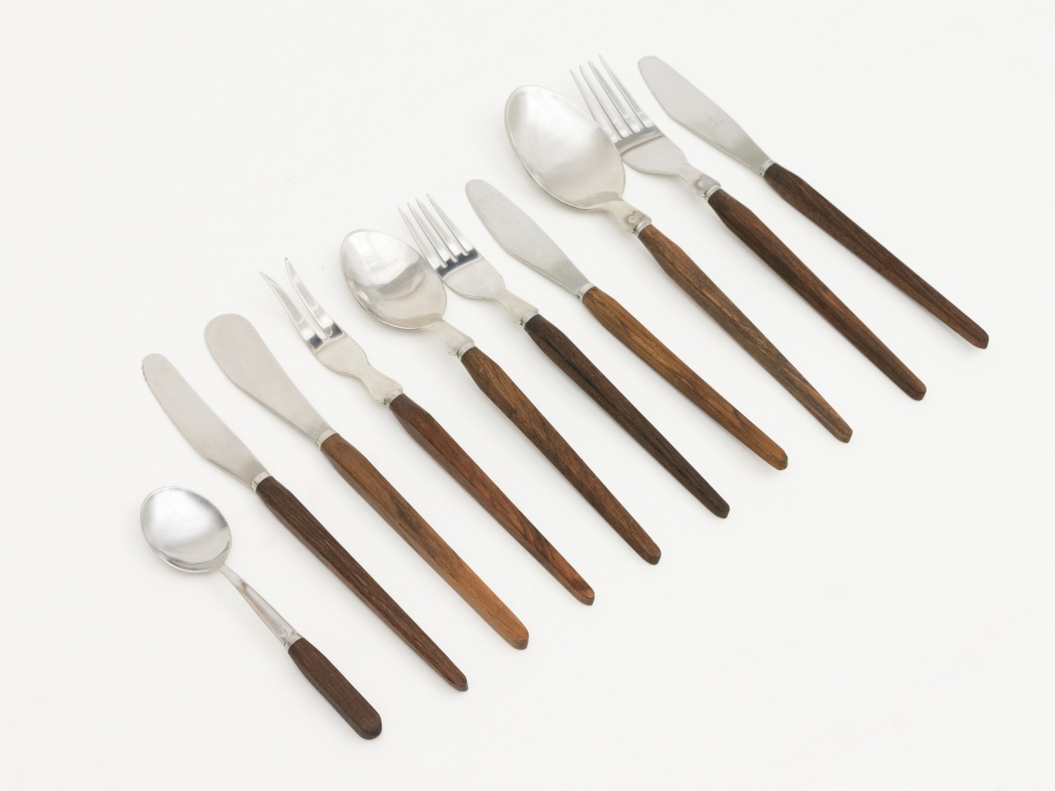Rosewood Cutlery Set & Teak Box