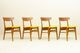 ��4�ӥ��åȡۥ����˥󥰥����� �̲�������ơ��� �������� �ʥǥ�ޡ������ˡ�Scandinavian Vintage Teak Dining Chairs – Set of 4, Denmark