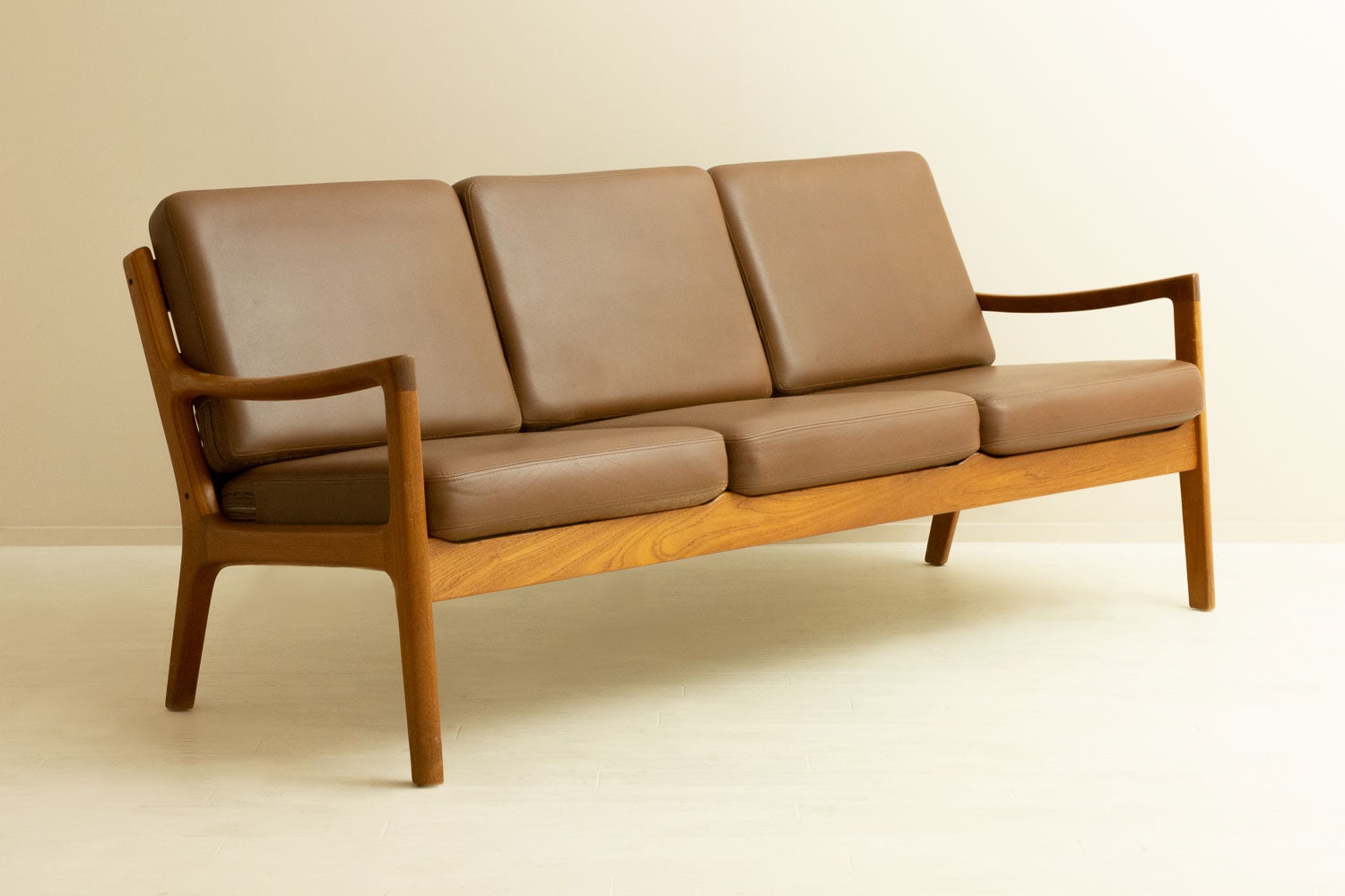 #169 3 Seater Sofa by Ole Wansher (Leather)