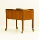 󥰥ơ֥ 1960ǯ ǥ  Swedish Vintage Teak Sewing Table̲ơФǼդ60cm