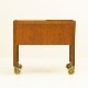 󥰥ơ֥ 1960ǯ ǥ  Swedish Vintage Teak Sewing Table̲ơФǼդ60cm