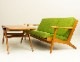 GE290 Teak 3 Seater Sofa by Hans J. Wegner