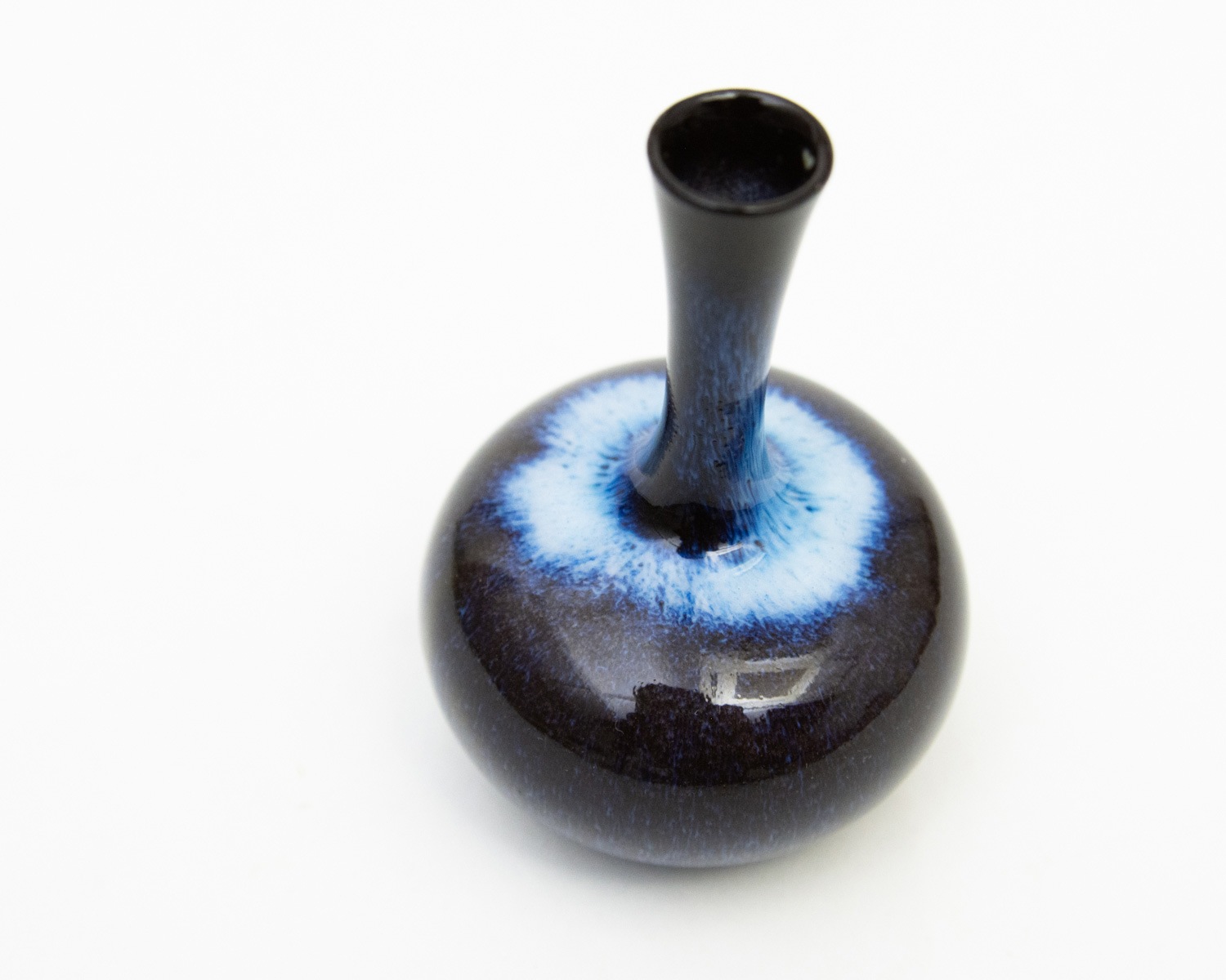 mini Vase by Gunnar Nylund for R���rstrand ����ʡ����ˡ����� �ե��١��� ���� �֥롼 �ߥ˥١���