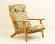 GE290A High back Chair by Hans J Wegner