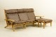 Hans J. Wegner�ʥϥ󥹡�J���������ʡ��� GE375 3 Seater sofa + Ottoman �̲�������ơ��� | �������ࡦ���ͳݤ�