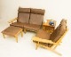 Hans J. Wegner�ʥϥ󥹡�J���������ʡ��� GE375 3 Seater sofa + Ottoman �̲�������ơ��� | �������ࡦ���ͳݤ�