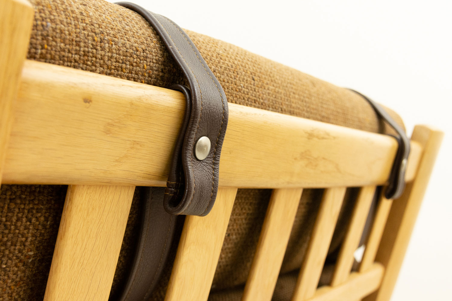 GE530 Easy Chair + Ottoman by Hans J Wegner