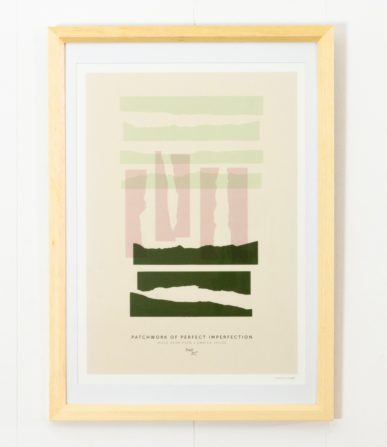 デンマーク アート｜額装済みポスター（フレーム付き）北欧インテリア