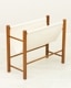 �ǥ�ޡ����� ��������ߥ����Х� �ޥ������å���Teak & Canvas Magazine Rack from Denmark���̲�������ơ�����ĥ���ؤ��Ѥߡ�