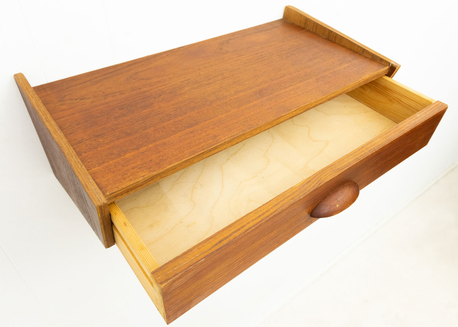 Johannes Sorthʥϥͥ˥ǥ  륷աTeak Wall Shelf with Drawer by Johannes Sorthʥǥޡ̲ơɳݤǼ