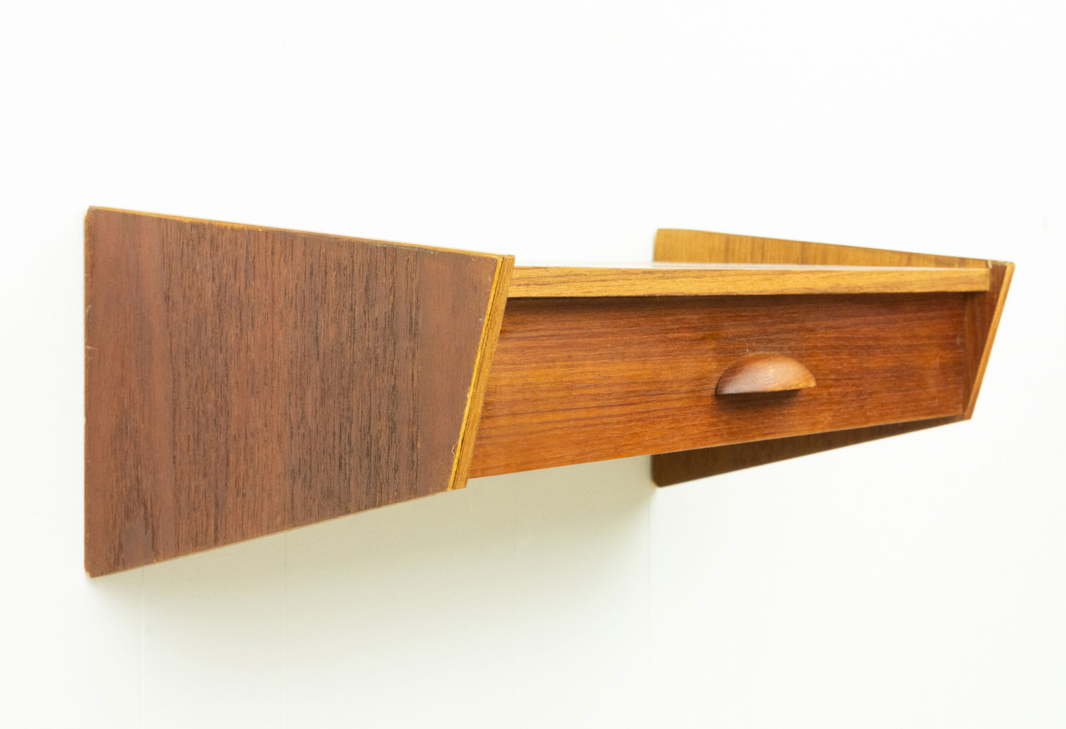 Johannes Sorthʥϥͥ˥ǥ  륷աTeak Wall Shelf with Drawer by Johannes Sorthʥǥޡ̲ơɳݤǼ