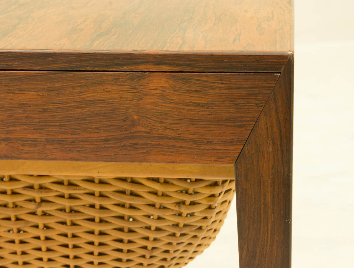 Severin Hansen Jr.�ʥ�����󡦥ϥ󥻥� Jr.�˥ǥ����� �������󥰥ơ��֥��Rosewood Sewing Table by Severin Hansen Jr. for Haslev M���belsnedkeri���̲�������ơ������饿��Х����å��դ���