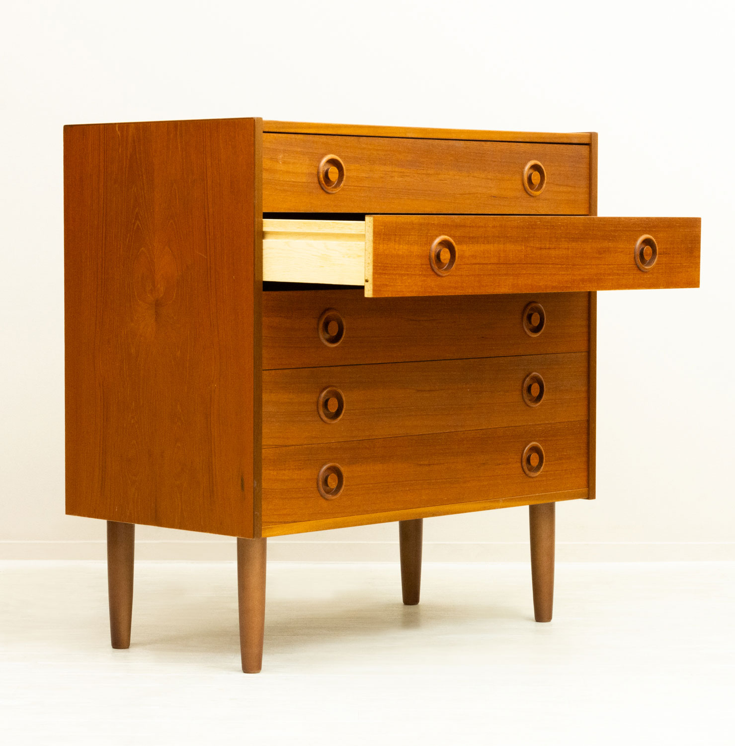 �ǥ�ޡ��� �������� 5�ʥ������ȡ�5-Drawer Teak Chest from Denmark���̲�������ơ������ݵӡ�����ץ������