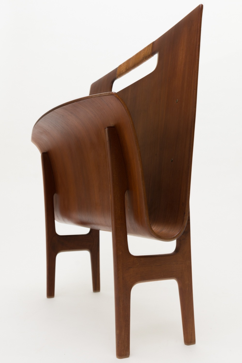 �ޥ������å� �̲�������ơ��� ��������  by Ejnar Larsen & Aksel Bender Madsen��1950ǯ�塿�ǥ�ޡ����ˡ�Scandinavian Vintage Teak Magazine Rack by Ejnar Larsen & Aksel Bender Madsen – 1950s, Denmark