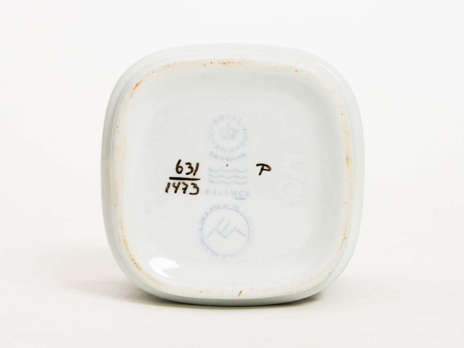 Royal Copenhagen ������륳�ڥ�ϡ����� Baca �Хå����꡼�� Square Vase �ִ� Ellen Malmer ����󡦥ޥ�ޡ�