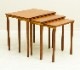 E.W. Bach �ǥ����� �ͥ��ȥơ��֥��Teak Nesting Tables by E.W. Bach for M?belfabrikken Toften��1960ǯ�塿�̲�������ơ�����3�����åȡ�