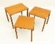 E.W. Bach �ǥ����� �ͥ��ȥơ��֥��Teak Nesting Tables by E.W. Bach for M?belfabrikken Toften��1960ǯ�塿�̲�������ơ�����3�����åȡ�