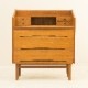 �饤�ƥ��󥰥ӥ塼���� 1960ǯ�� �ǥ�ޡ����� �������� ��Danish Vintage Teak Writing Bureau with Drawers���̲�������ơ�������Ǽ�Ϥ��꡿�����Ф��֥롼������