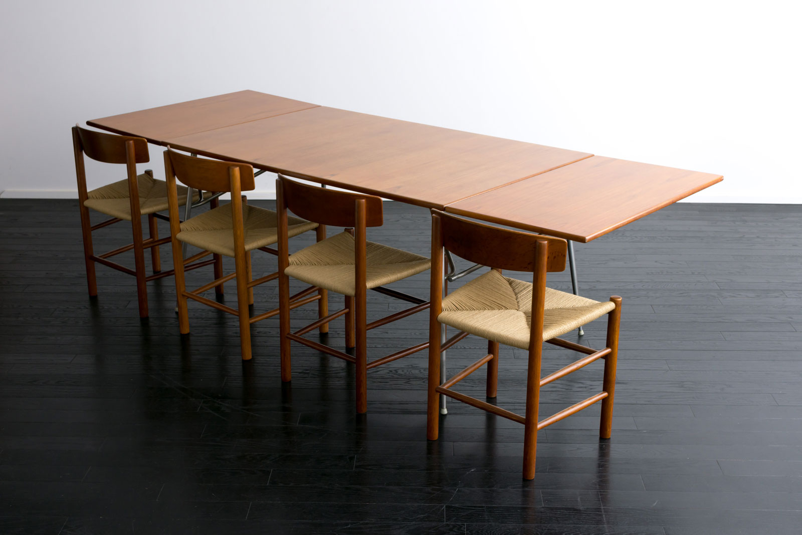 テーブル スチール木天板 北欧ヴィンテージ家具の通販