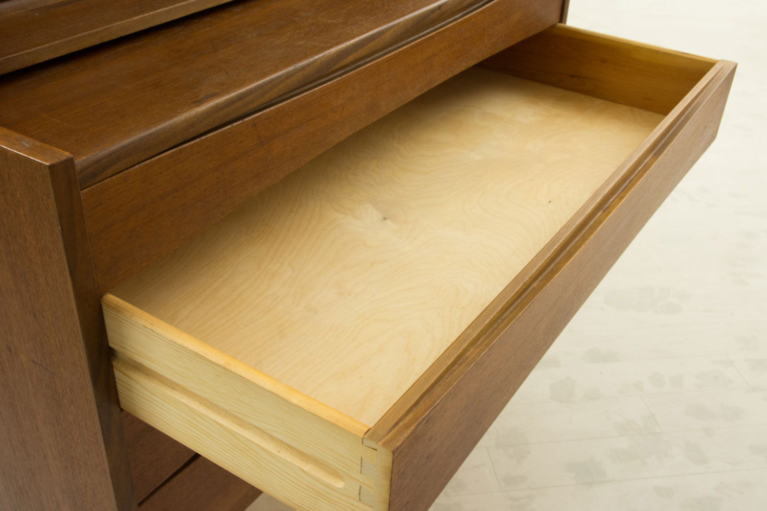 �饤�ƥ��󥰥ӥ塼���� 1960ǯ�� �ǥ�ޡ��� �������� ��Danish Vintage Teak Writing Bureau with Mirror & Drawers���̲�������ơ�������Ǽ˭�١��ǥ����դ���