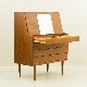 �饤�ƥ��󥰥ӥ塼���� 1960ǯ�� �ǥ�ޡ��� �������� ��Danish Vintage Teak Writing Bureau with Mirror & Drawers���̲�������ơ�������Ǽ˭�١��ǥ����դ���