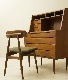 �饤�ƥ��󥰥ӥ塼���� 1960ǯ�� �ǥ�ޡ��� �������� ��Danish Vintage Teak Writing Bureau with Mirror & Drawers���̲�������ơ�������Ǽ˭�١��ǥ����դ���