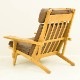 Hans J. Wegner�ʥϥ󥹡�J���������ʡ��� GE375 Easy Chair + Ottoman �̲�������ơ��������� | �����ޡ��������ࡦ��������������